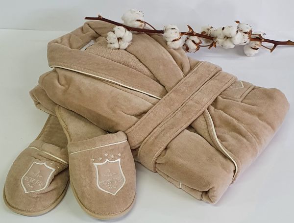 Халат чоловічий Maison D'or Boswell Beige S