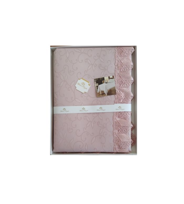 Скатертина мереживо Maison Royale 160x220 KDK Powder
