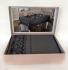 Скатертина Set Maison D'or 160х270+6psc Palmer Grey-Black