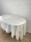 Скатертина Велюр Acme Tekstil 160x260 ovale Melisa Krem PVS