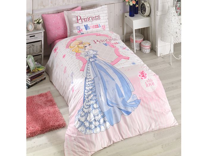 Постільна білизна CLASY ранфорс 160x220 см VANESSA V1 PEMBE
