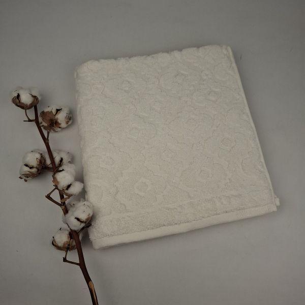 Рушник Philippus Cross Cotton 70х140 Barbara Молочний (A455)