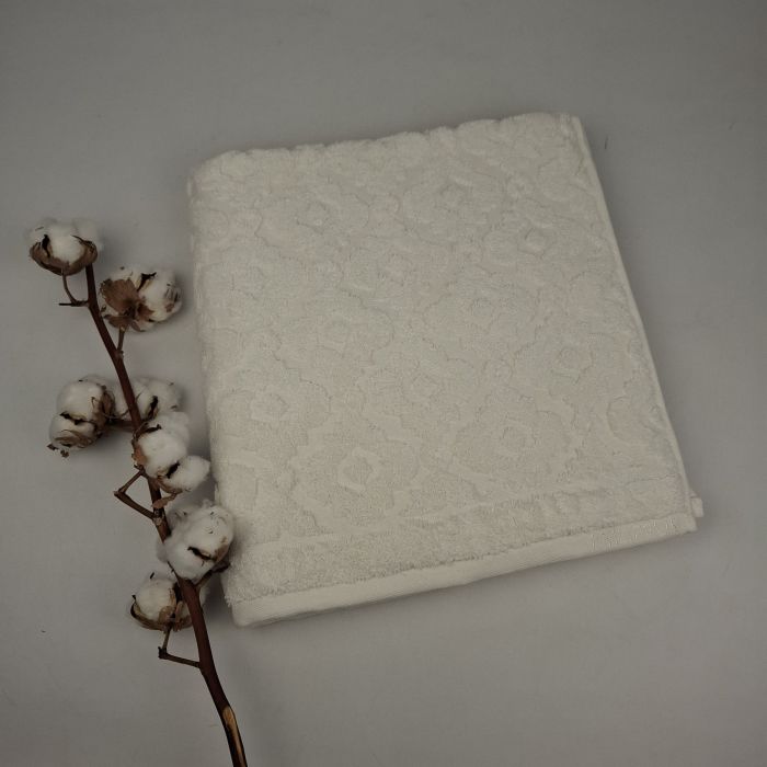 Рушник Philippus Cross Cotton 70х140 Barbara Молочний (A455)