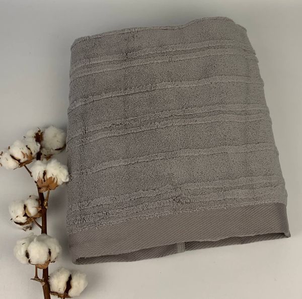 Рушник Pupilla 70х140 Microcotton Cevher Grey