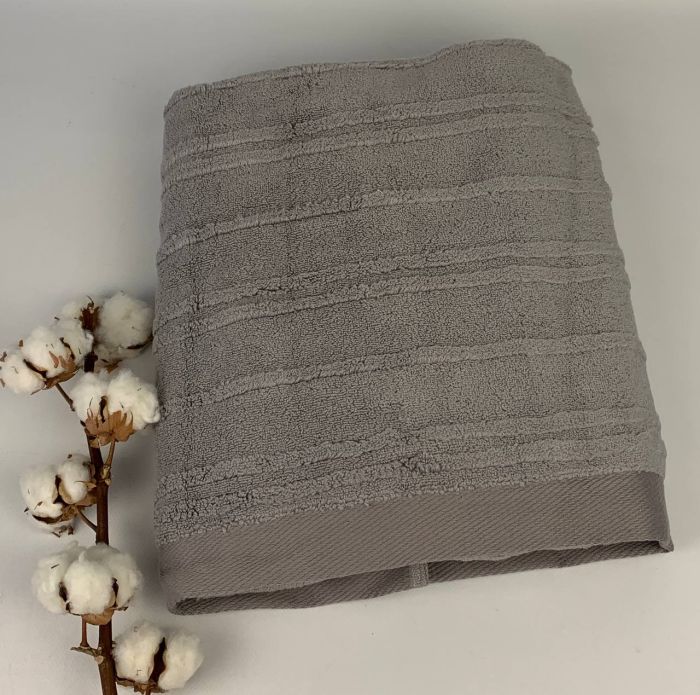 Рушник Pupilla 70х140 Microcotton Cevher Grey
