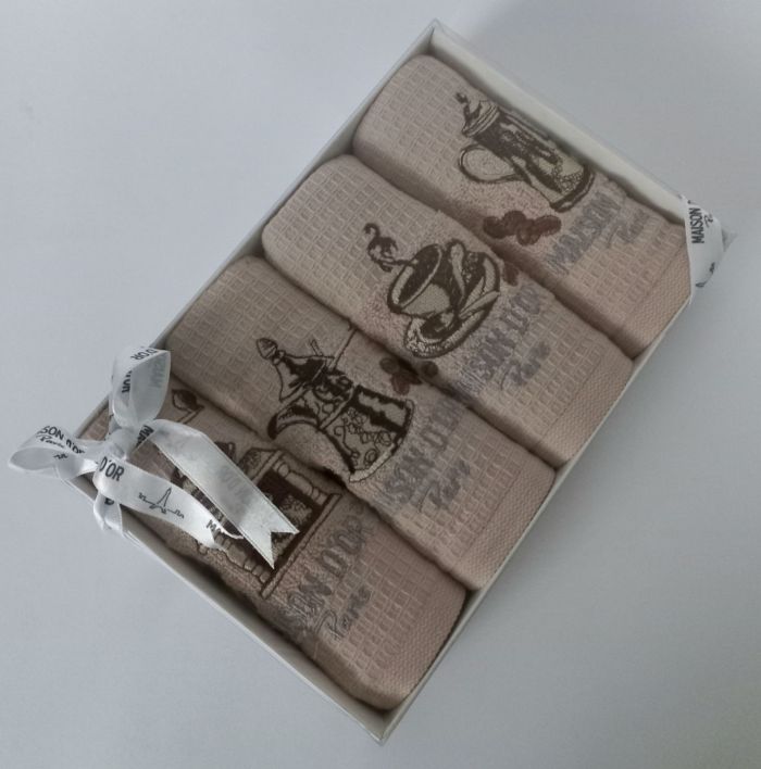 Подарунковий набір рушників Maison D'or Coffee Capuccino