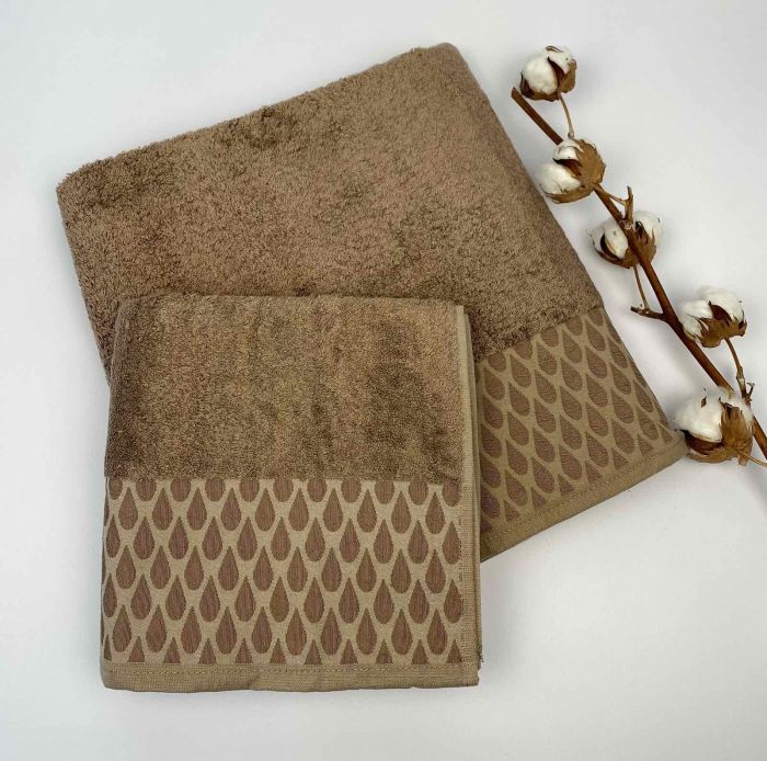 Набір рушників 2 шт Sera Light  Brown