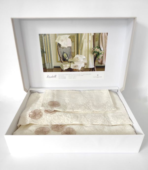 Набір рушників 3шт Pepper Home Rosabell Cream