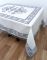 Скатертина Maison Royale льон з мереживом 160x220 Jumbo Cream-Grey