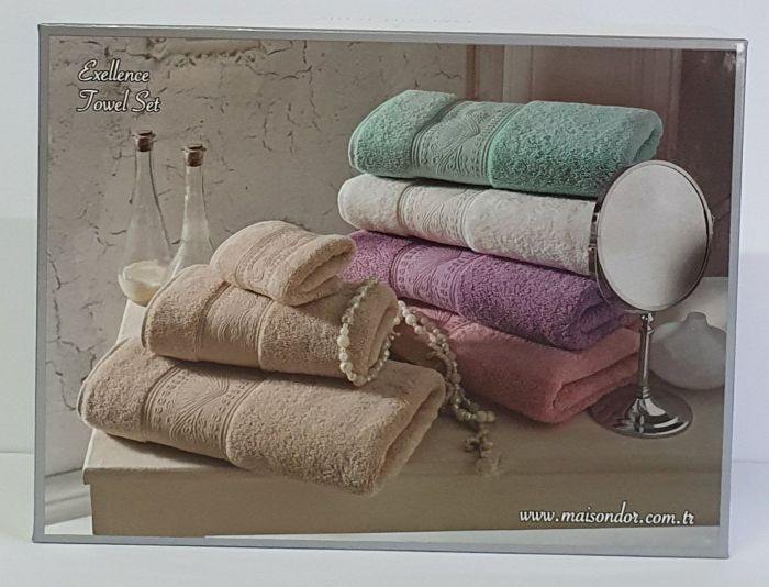 Рушники Maison D'or 3шт Exellence Rose