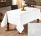 Скатертина Sagol тефлон 140x180 St-052 White + 6 серветок 45 *