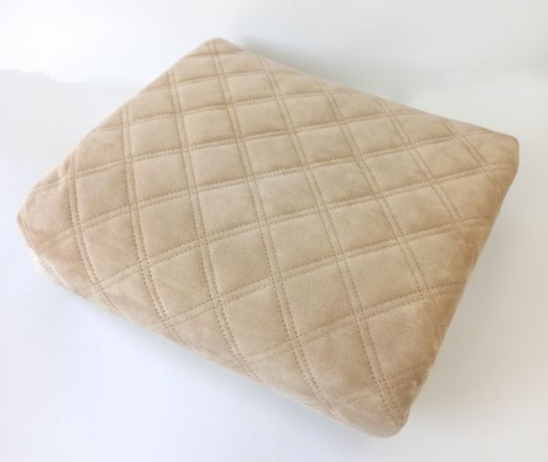 Покривало  ТЕП "ВЕЛЮР" 210*150см  Gold Beige Ромб прямий
