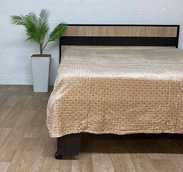 Покривало велюр євро (1216) 200х230 Cappuccino