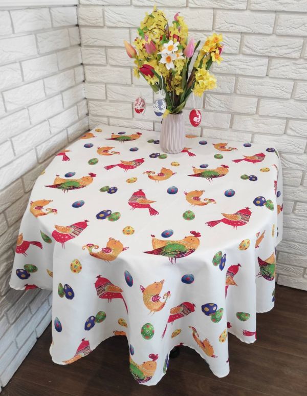 Скатертина "Print" Sagol 160х260 ovale великодня St-171