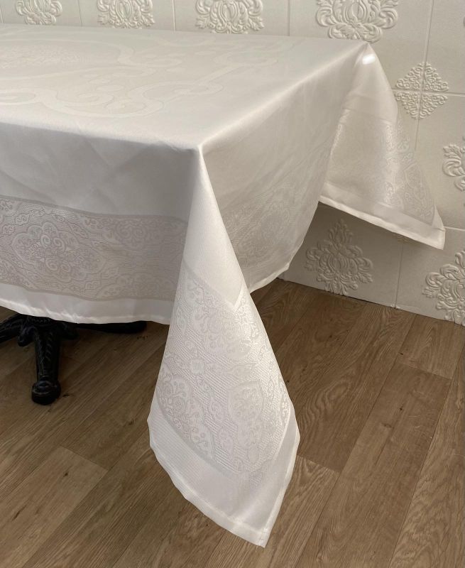 Скатертина Masali тефлон 140x180 Model 508 Cream