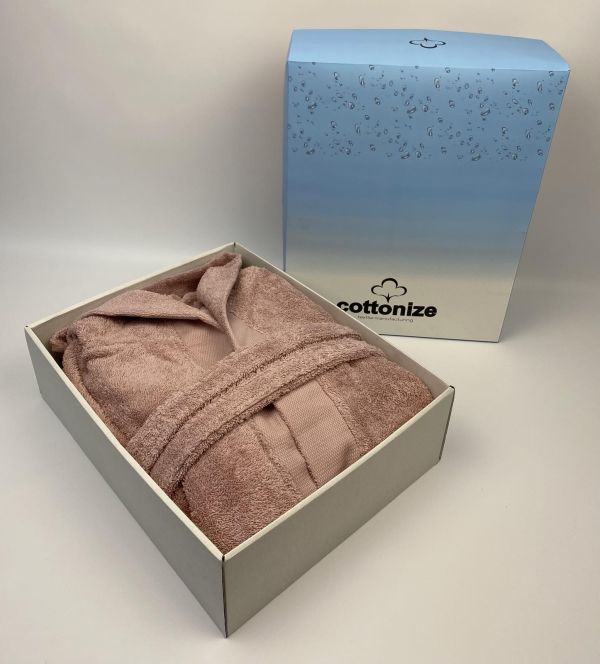 Халат Cottonize cod712 Pink L-XL в коробці