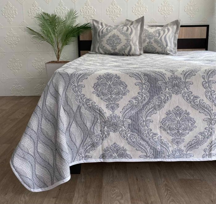 Покривало Moda Box 240x260 з наволочками Beren Gri