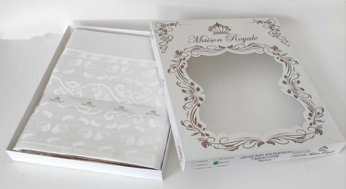 Скатертина тефлон Maison Royale 160*300 Mitsy White