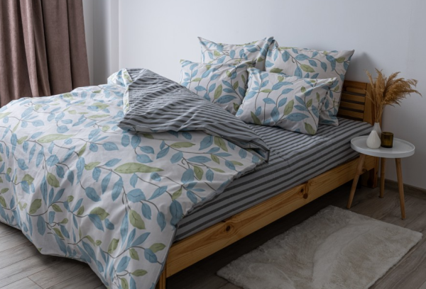 Комплект постільної білизни "Soft dreams" двоспальний (Spring Basil,70*70)