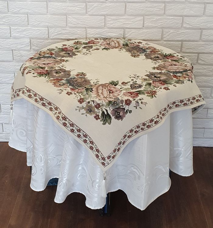 Квадрат велюровий95х95 St 128 V1 Krem