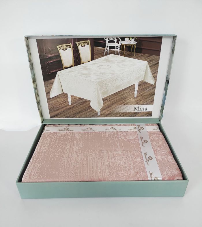 Скатертина Велюр Maison Royale 160x220 Mina Powder