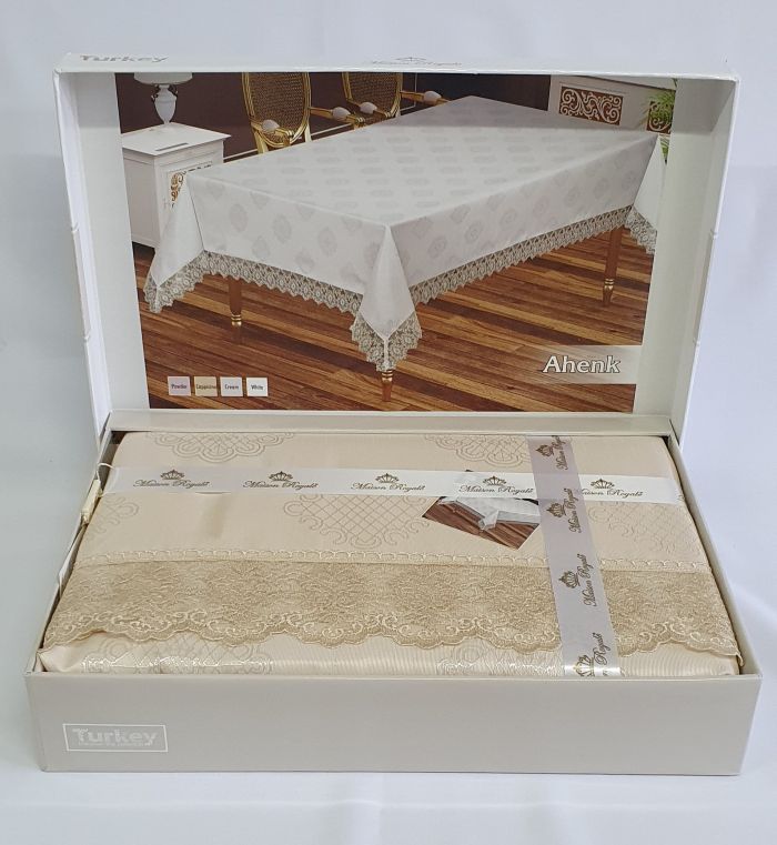 Скатертина Maison Royale 160x220 Ahenk Cappuchino