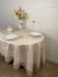 Скатертина Велюр Acme Tekstil 160x300 ovale Marguerite Capiccino PVS