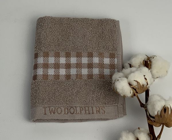 Рушник Two Dolphins Vip Cotton 30х50 Midilli Капучино(A159)