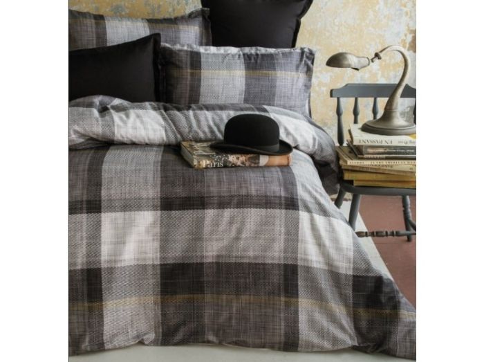 Постільна білизна Issimo Home digital сатин 160х220 DUNLOE BLACK
