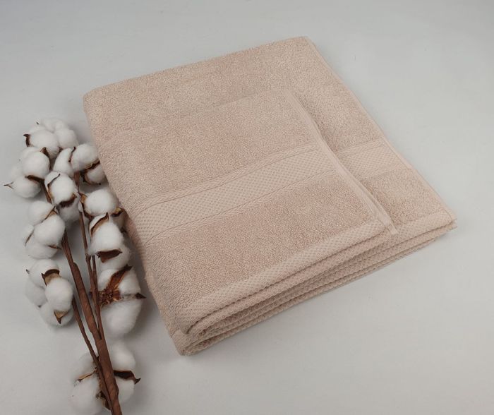 Набір рушників 2 шт Homeline бордюр Light-beige