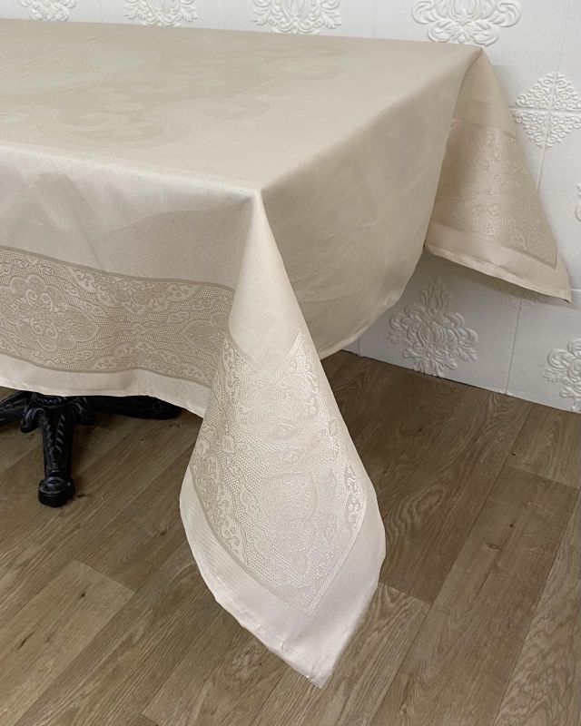 Скатертина Masali тефлон 140x180 Model 508 Cappucino