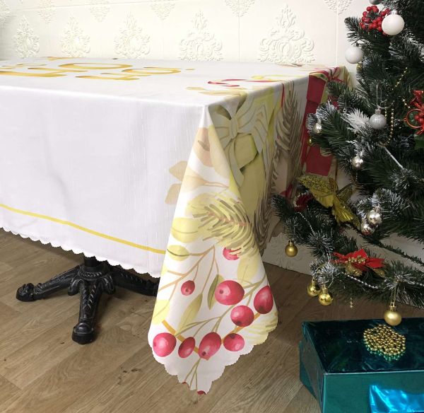 Скатертина Maison Royale новорічна 160x220 Model 019/1 PVS