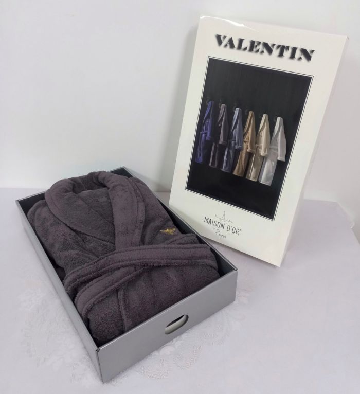 Халат чоловічий Maison D'or Valentin Antrasit S