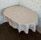 Скатертина Sagol тефлон 160x260 ovale St-060 Cappucino в коробці *