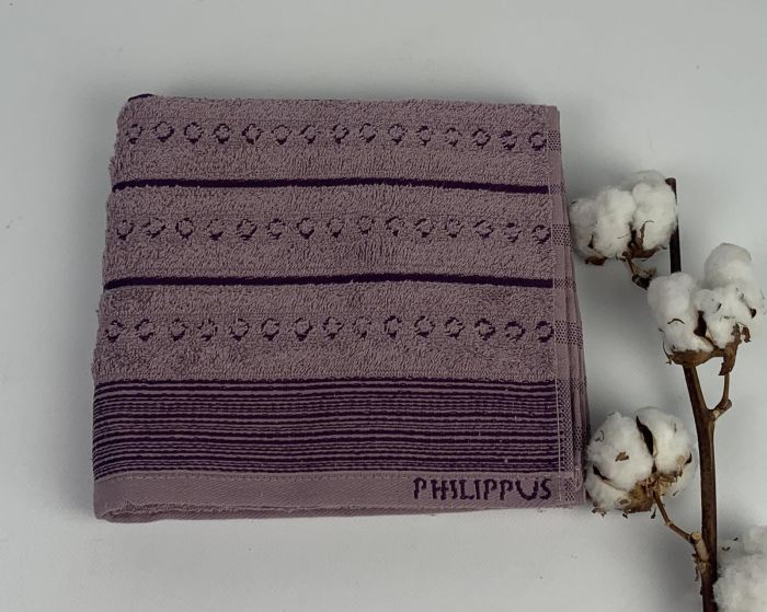 Рушник Philippus Slow Cotton 50x90 Timoxa Фіолетовий(Е847)