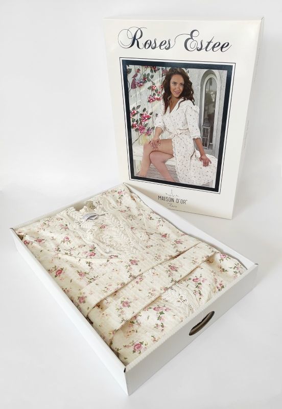 Халат жіночий Maison D'or Roses Estee Rose M