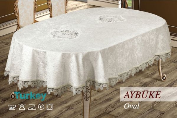 Скатертина велюр Sagol 160x350 ovale Aybuke
