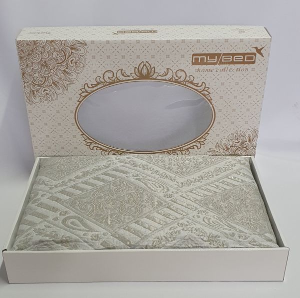 Покривало My Bed Жакард 200x240 Модель 3 Light Grey