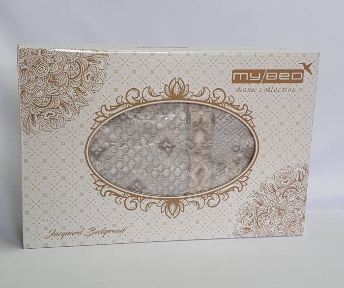Покривало My Bed Жакард 170x240 Модель 7 Grey Bej