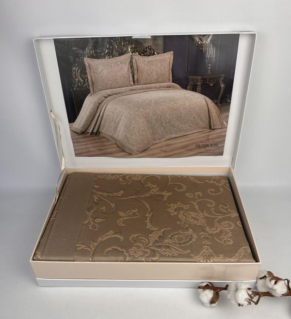Покривало Maison D'or Elinor 240x260 Beige-Brown