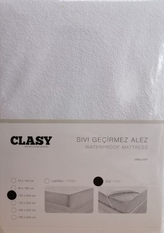 Водонепроникний наматрацник Clasy 100x200 см