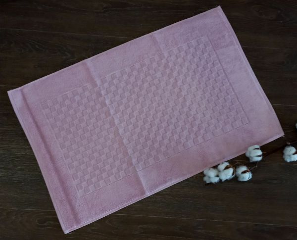 Рушник-килимок для ніг Maison Dor Checkerboard 50x80 Pink