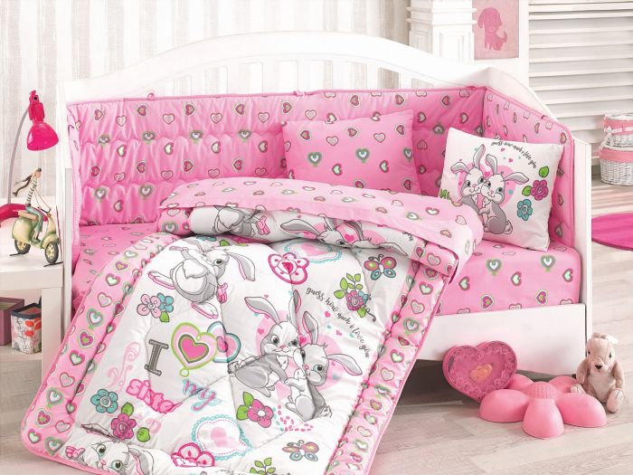 Постільна білизна Cotton Box ранфорс 95x145 см Tavsan Kardes