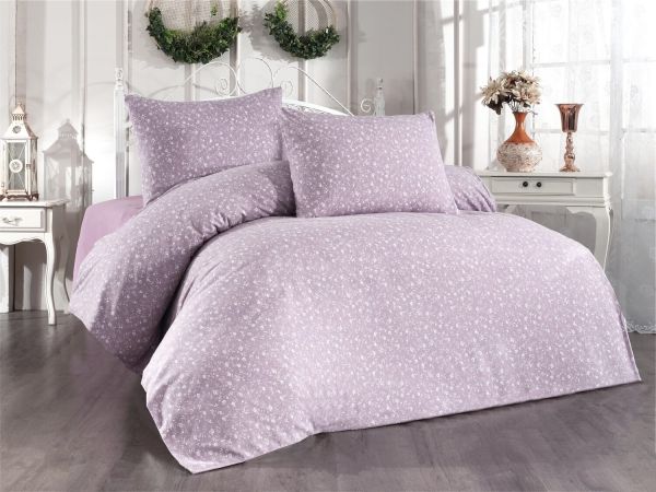 Постільна білизна Belizza фланель 160x220 Wisteria Lilac