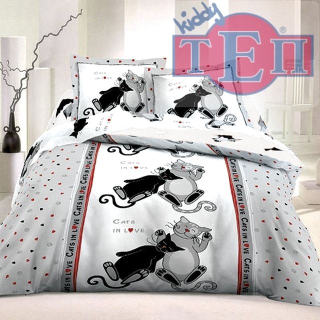 Комплект постільної білизни "ТЕП"  півтораспальний 821 Cats, 70x70