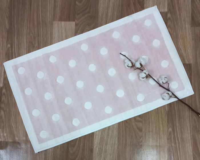 Килимок Maison D'or Barnella 70x120 cм Puantiye-Pudra