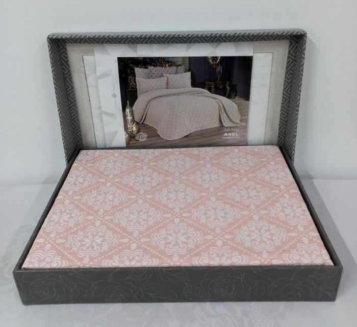 Покривало My Bed Soft Serie 240x260 з наволочками Arel Pudra