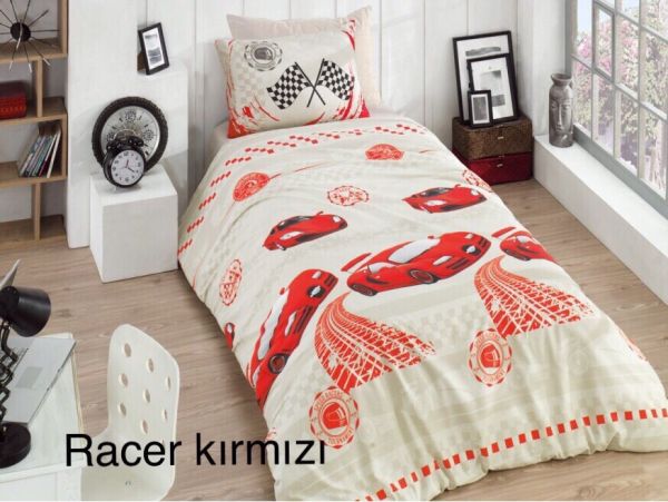 Постільна білизна Altinbasak ранфорс 160x220 Racer kirmizi