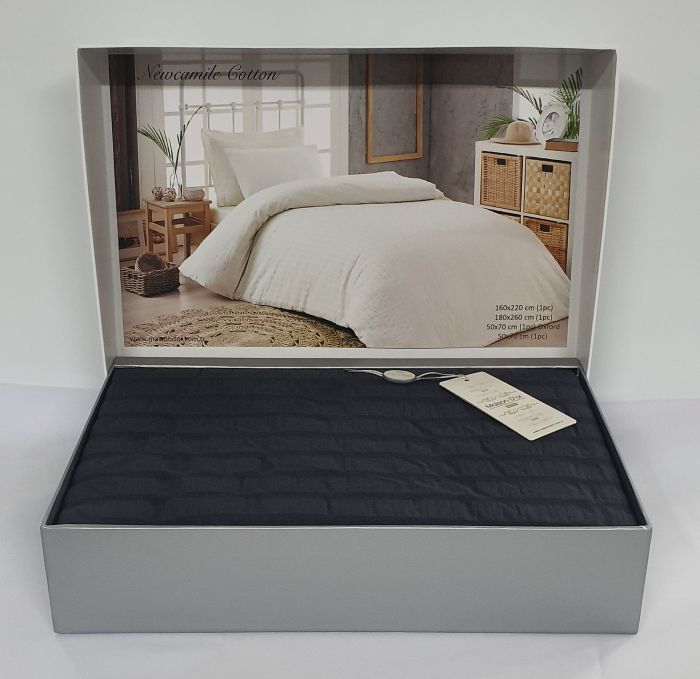 Постільна білизна Maison D'or сатин жатка 160х220 New Camile Cotton Grey