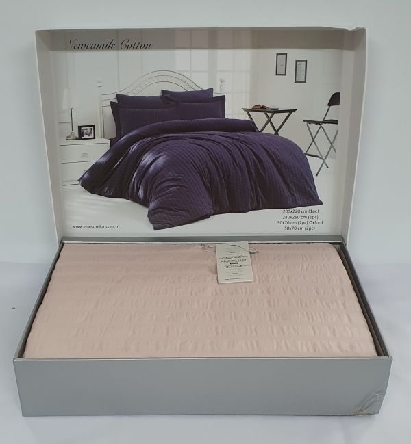 Постільна білизна Maison D'or сатин жатка 160х220 New Camile Cotton Rose